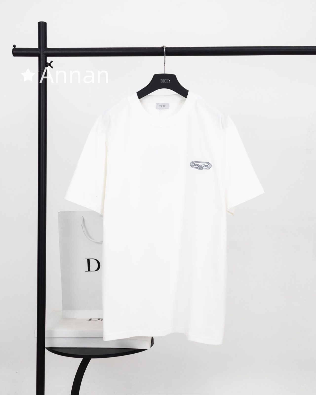 【限定】送料無料Christian Dior クリスチャンディオール Tシャツ 半袖 夏服 トップス 男女兼用