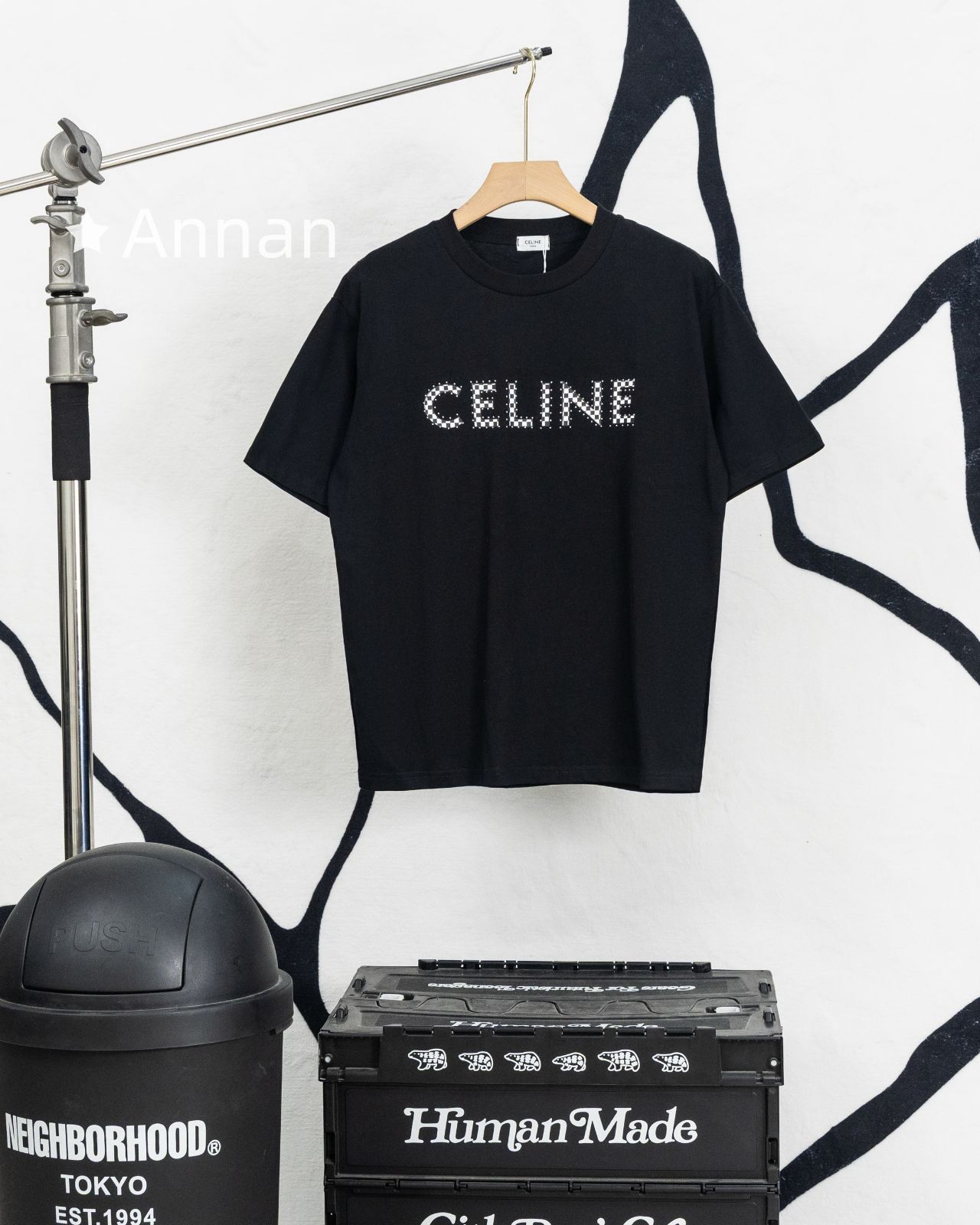 大人気 超美品 CELINE セリーヌ Tシャツ 半袖 夏服 トップス 男女兼用