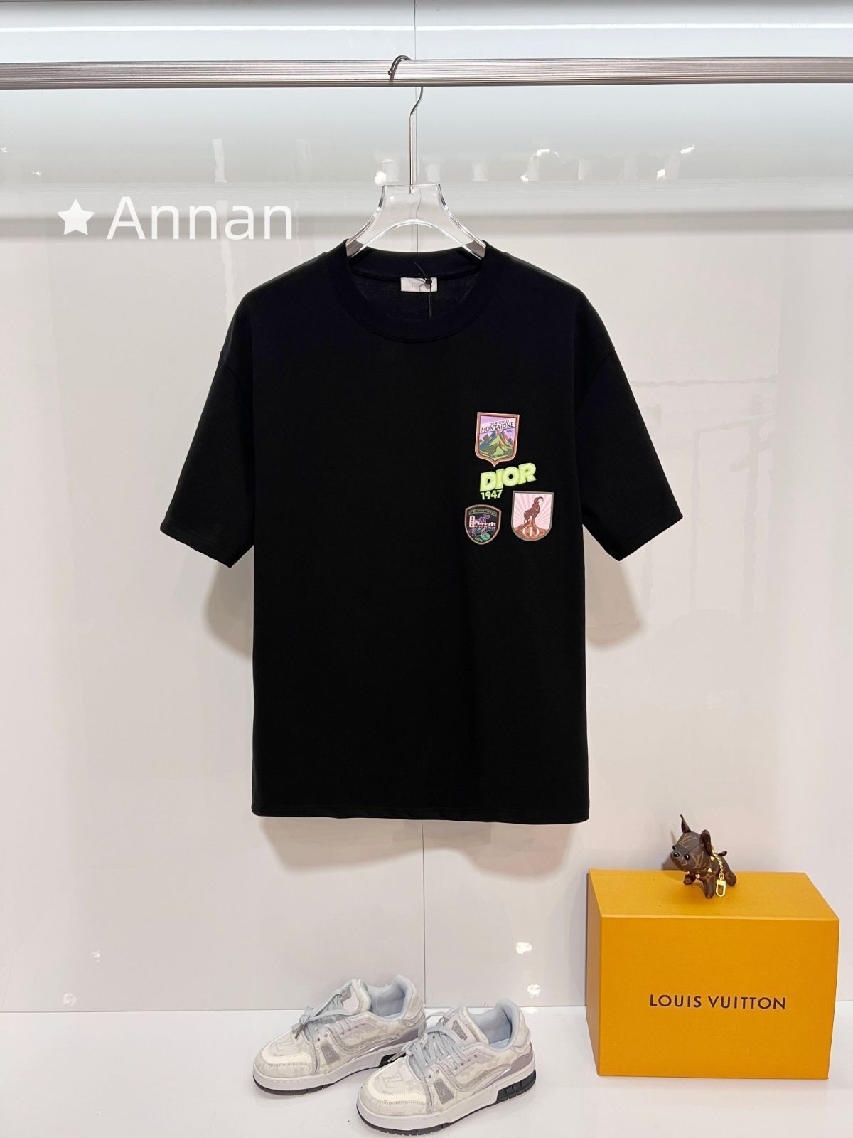 使用少 極美品 人気 美品 超美品 Christian Dior クリスチャンディオール Tシャツ　半袖　夏服　トップス 男女兼用
