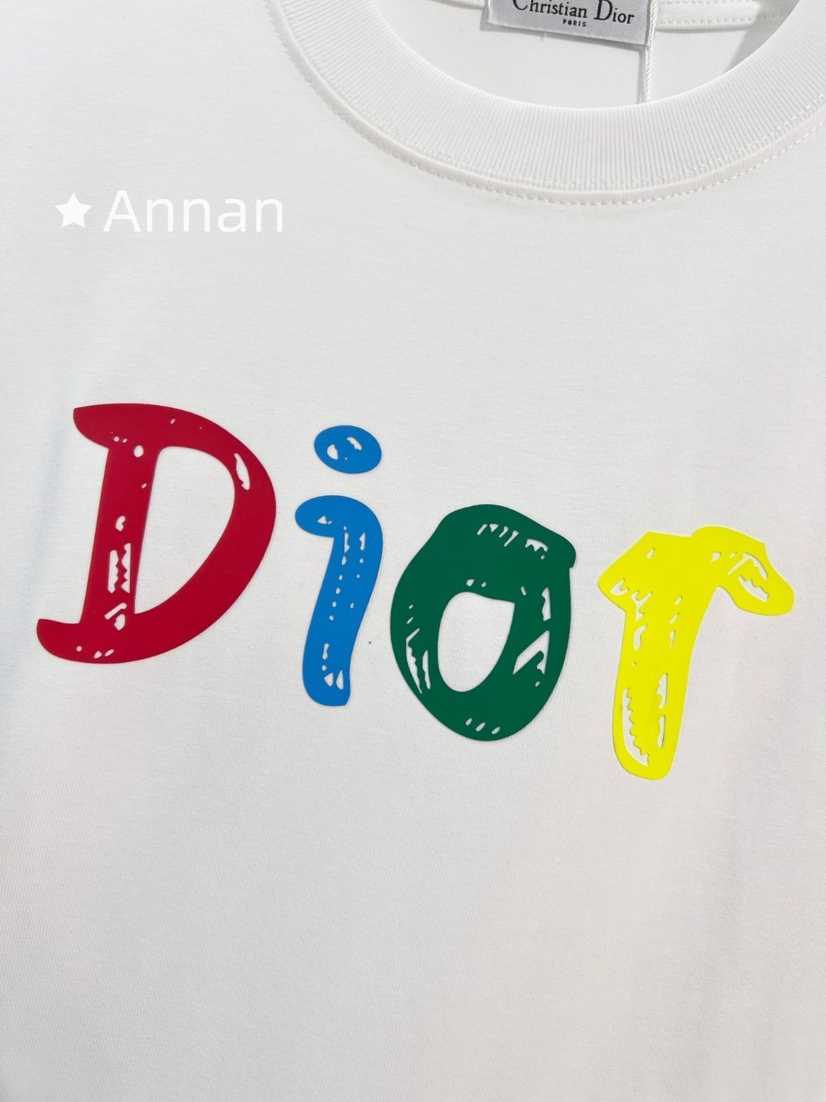 【未使用品】最終値下げ Christian Dior クリスチャンディオール Tシャツ　半袖　夏服　トップス 男女兼用
