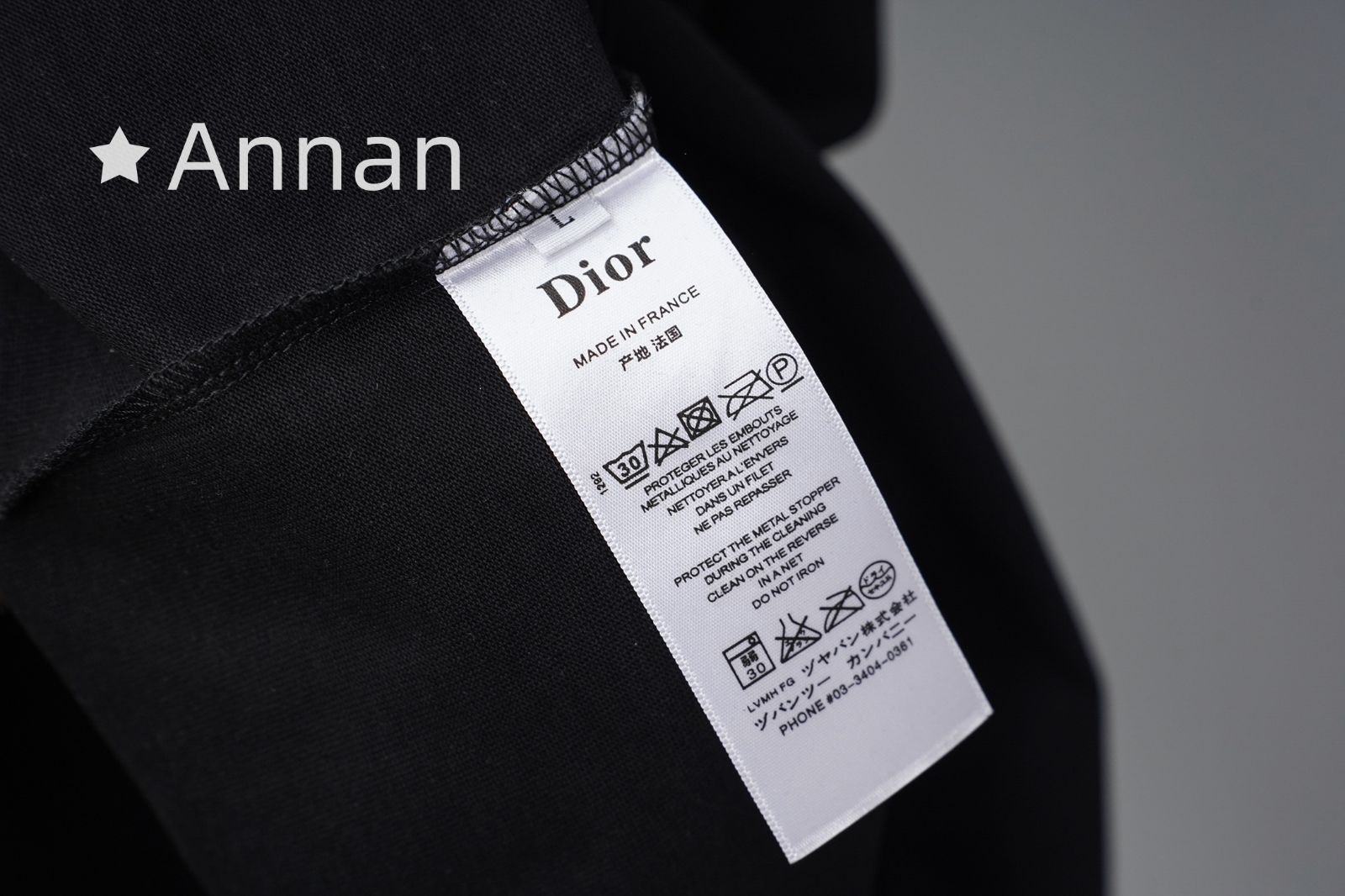 美品 Christian Dior クリスチャンディオール Tシャツ　半袖　夏服　トップス 男女兼用