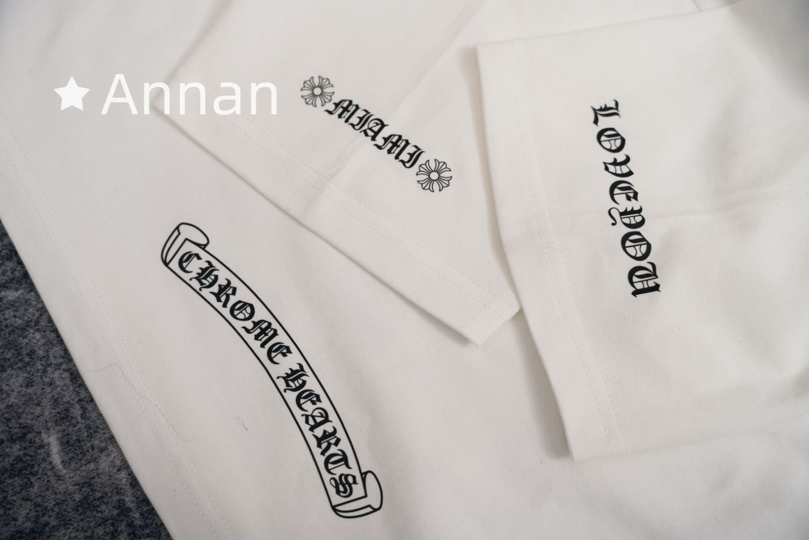 【未使用品】CHROME HEARTS クロムハーツ Tシャツ　半袖　夏服　トップス 男女兼用