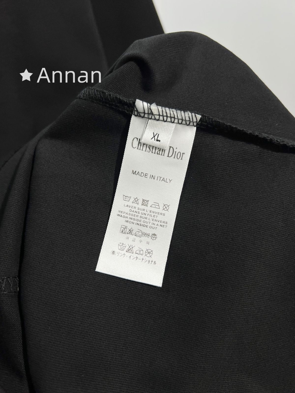 【限定】送料無料 Christian Dior クリスチャンディオール Tシャツ　半袖　夏服　トップス 男女兼用