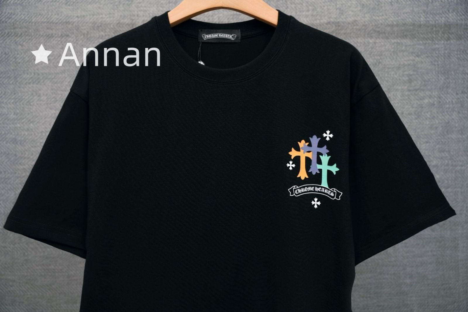 送料無料 本日特価 超美品 CHROME HEARTS クロムハーツ Tシャツ　半袖　夏服　トップス 男女兼用