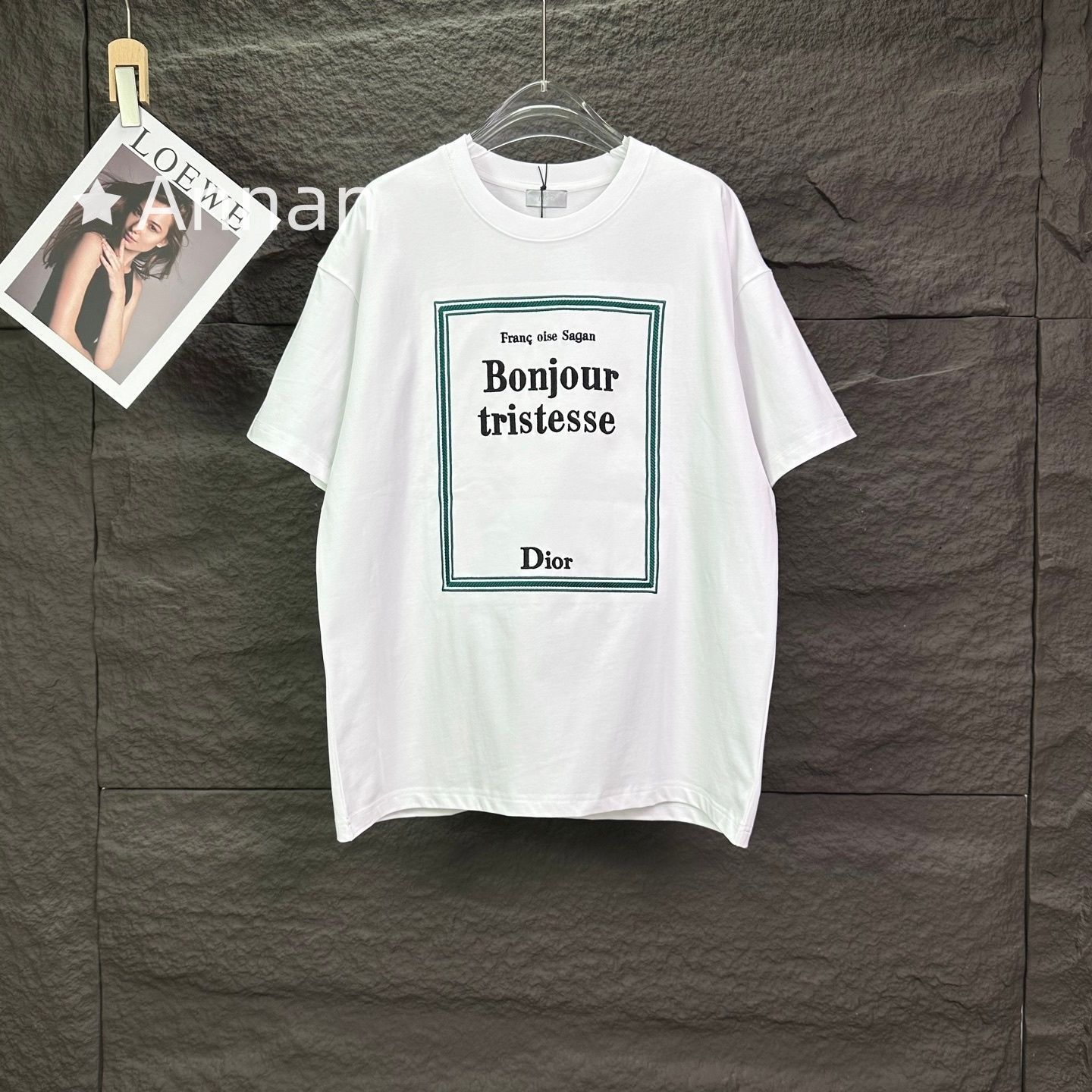 新品に近い 新型 人気 人気 美品Christian Dior クリスチャンディオール Tシャツ　半袖　夏服　トップス 男女兼用