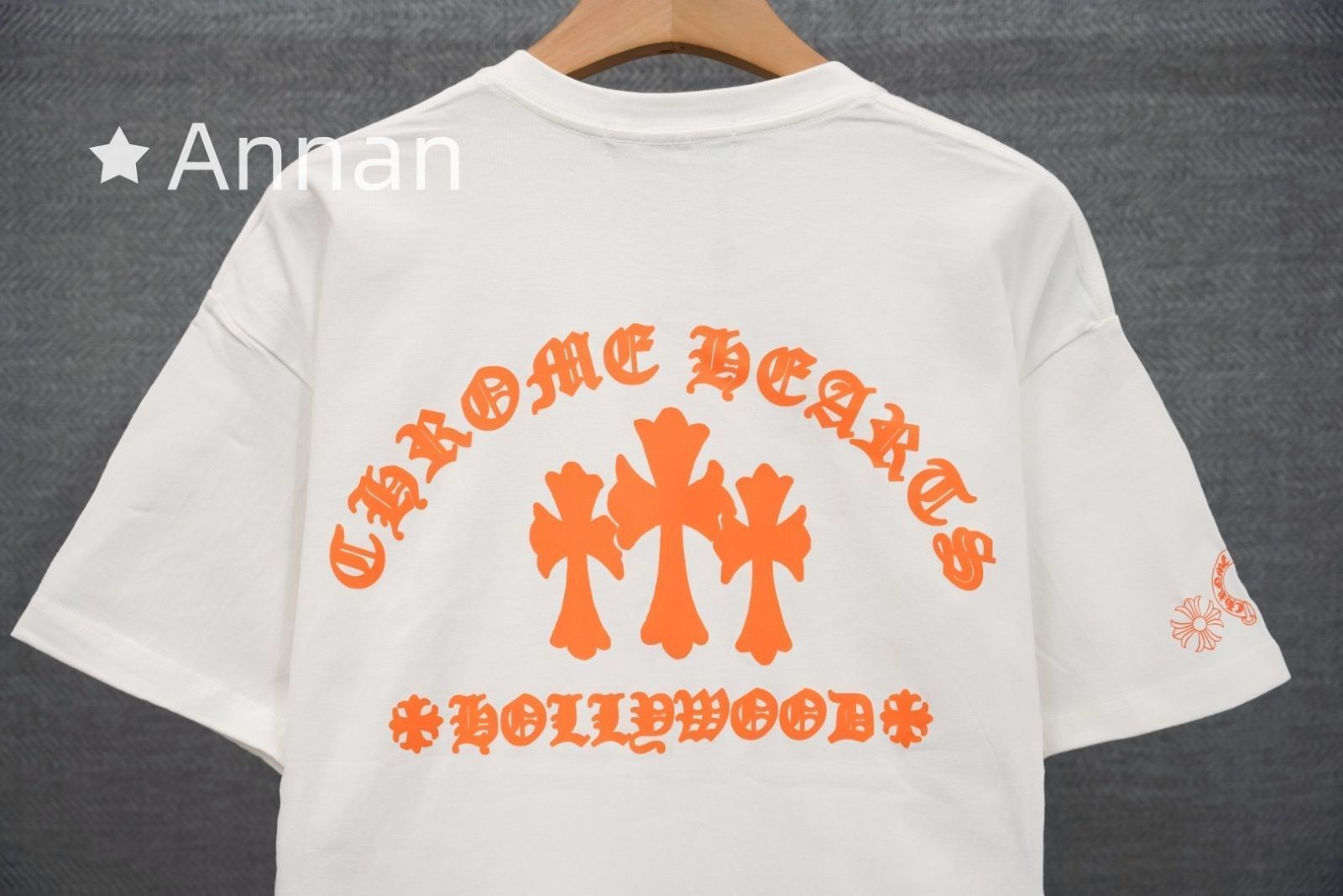 超極SSS美品 CHROME HEARTS クロムハーツ Tシャツ　半袖　夏服　トップス 男女兼用