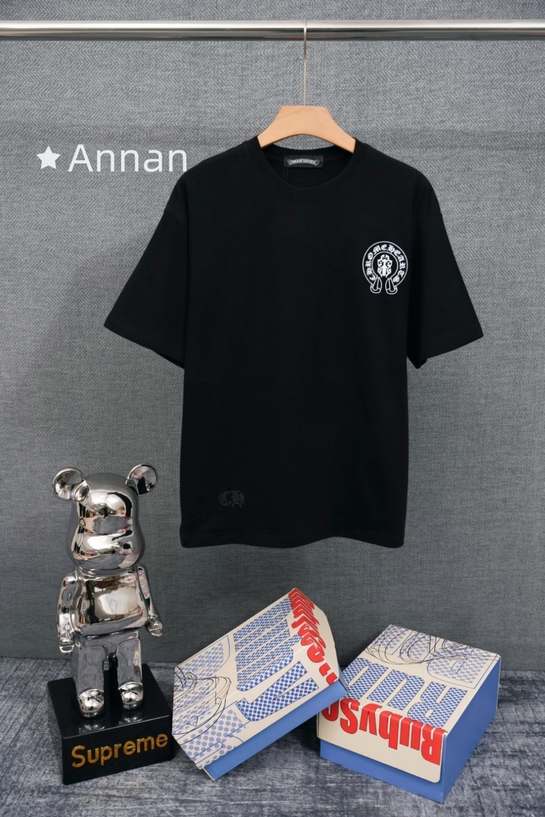 【最終値下げ】 美品 CHROME HEARTS クロムハーツ Tシャツ　半袖　夏服　トップス 男女兼用