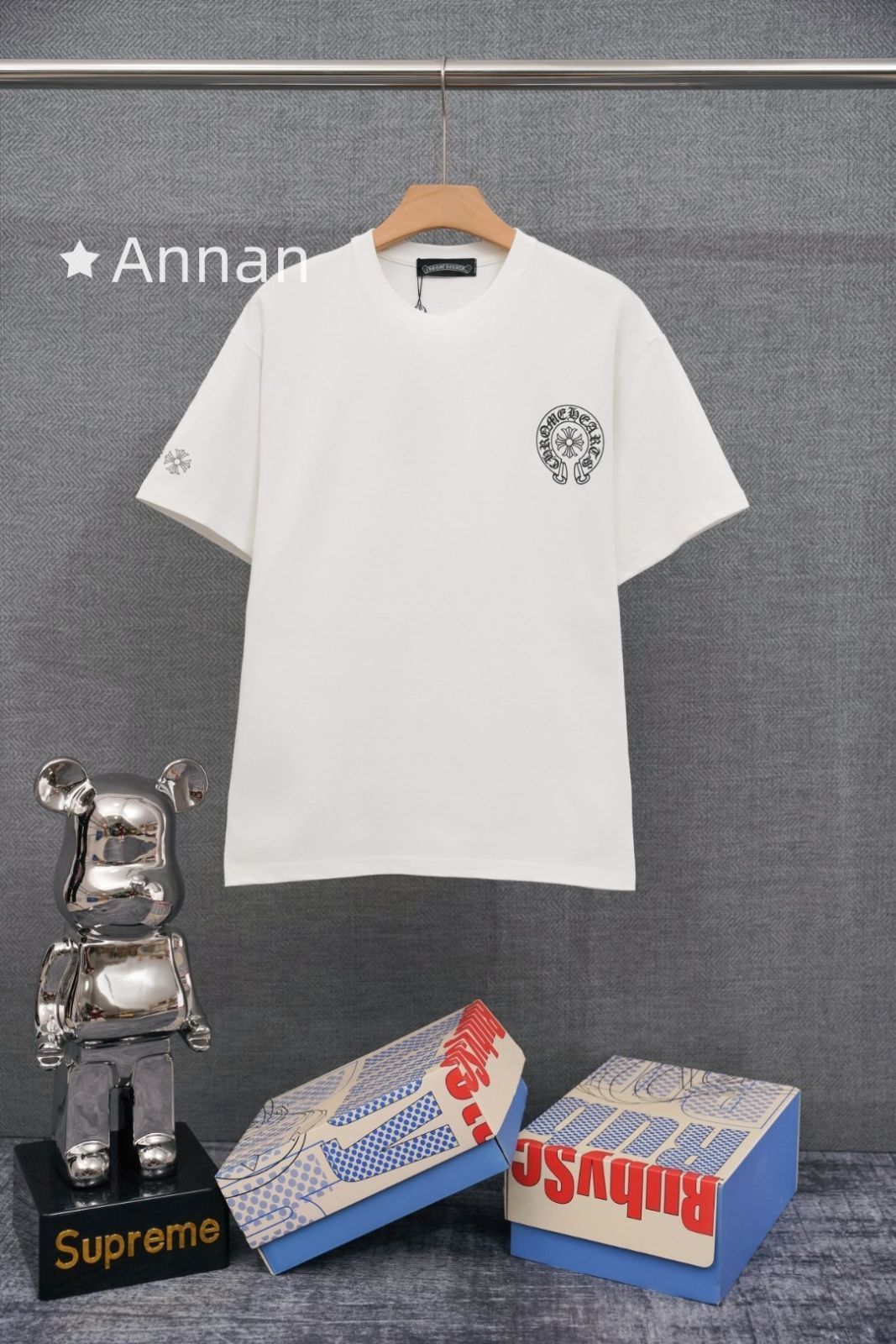 高級 人気商品CHROME HEARTS クロムハーツ Tシャツ 半袖 夏服 トップス 男女兼用