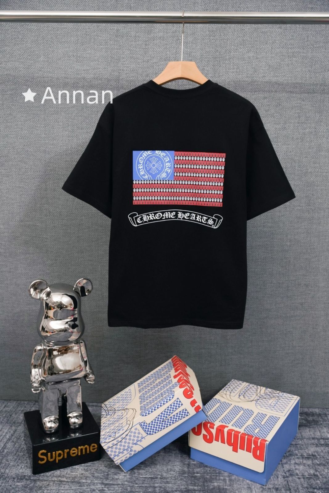 【最終値下げ】 美品 CHROME HEARTS クロムハーツ Tシャツ　半袖　夏服　トップス 男女兼用