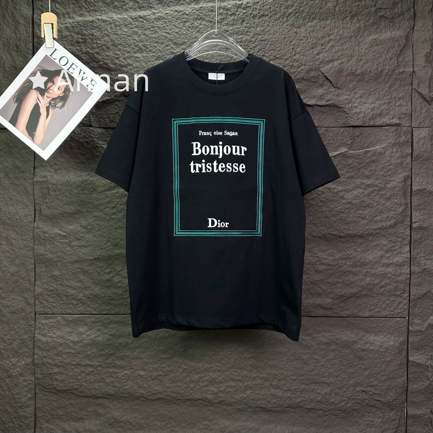新製品 本日特価 美品 Christian Dior クリスチャンディオール Tシャツ　半袖　夏服　トップス 男女兼用