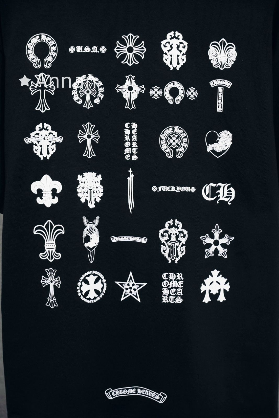 最終値下げ！CHROME HEARTS クロムハーツ Tシャツ　半袖　夏服　トップス 男女兼用
