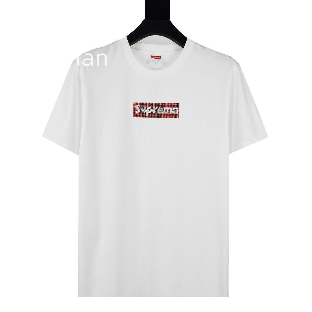 実用性 ★★ SUPREME シュプリーム Tシャツ　半袖　夏服　トップス 男女兼用