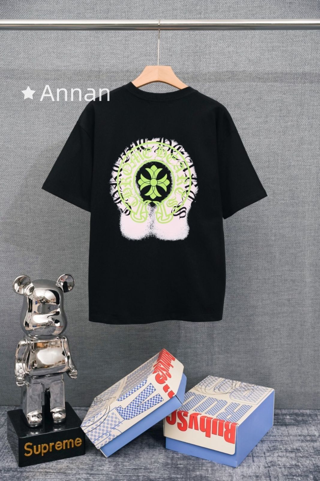 【超極上美品】 美品 CHROME HEARTS クロムハーツ Tシャツ 半袖 夏服 トップス 男女兼用 【超極上美品】 美品 CHROME HEARTS クロムハーツ Tシャツ 半袖 夏服 トップス 男女兼用