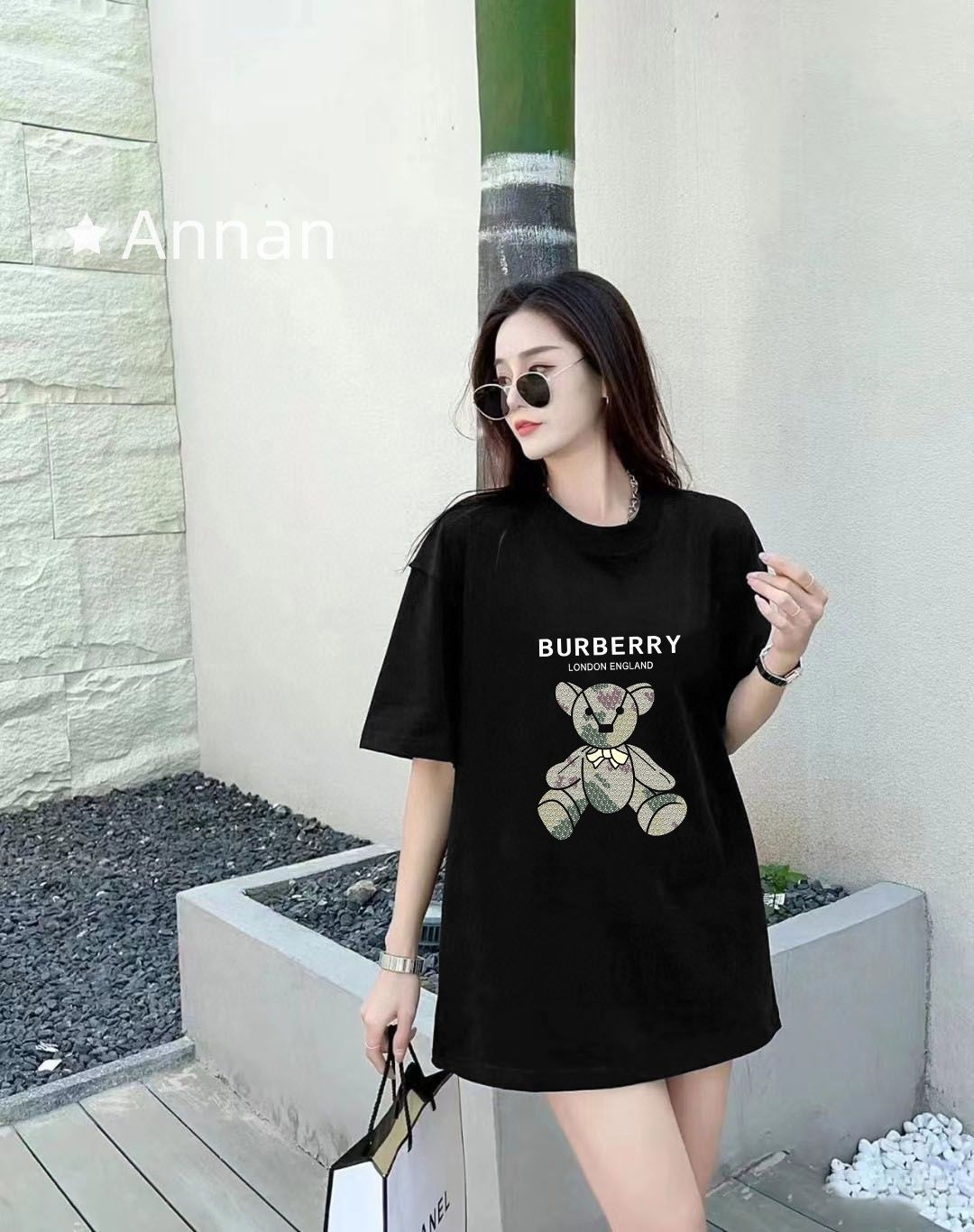 人気 極美品 BURBERRY バーバリー Tシャツ 半袖 夏服 トップス 男女兼用 人気 極美品 BURBERRY バーバリー Tシャツ 半袖 夏服 トップス 男女兼用