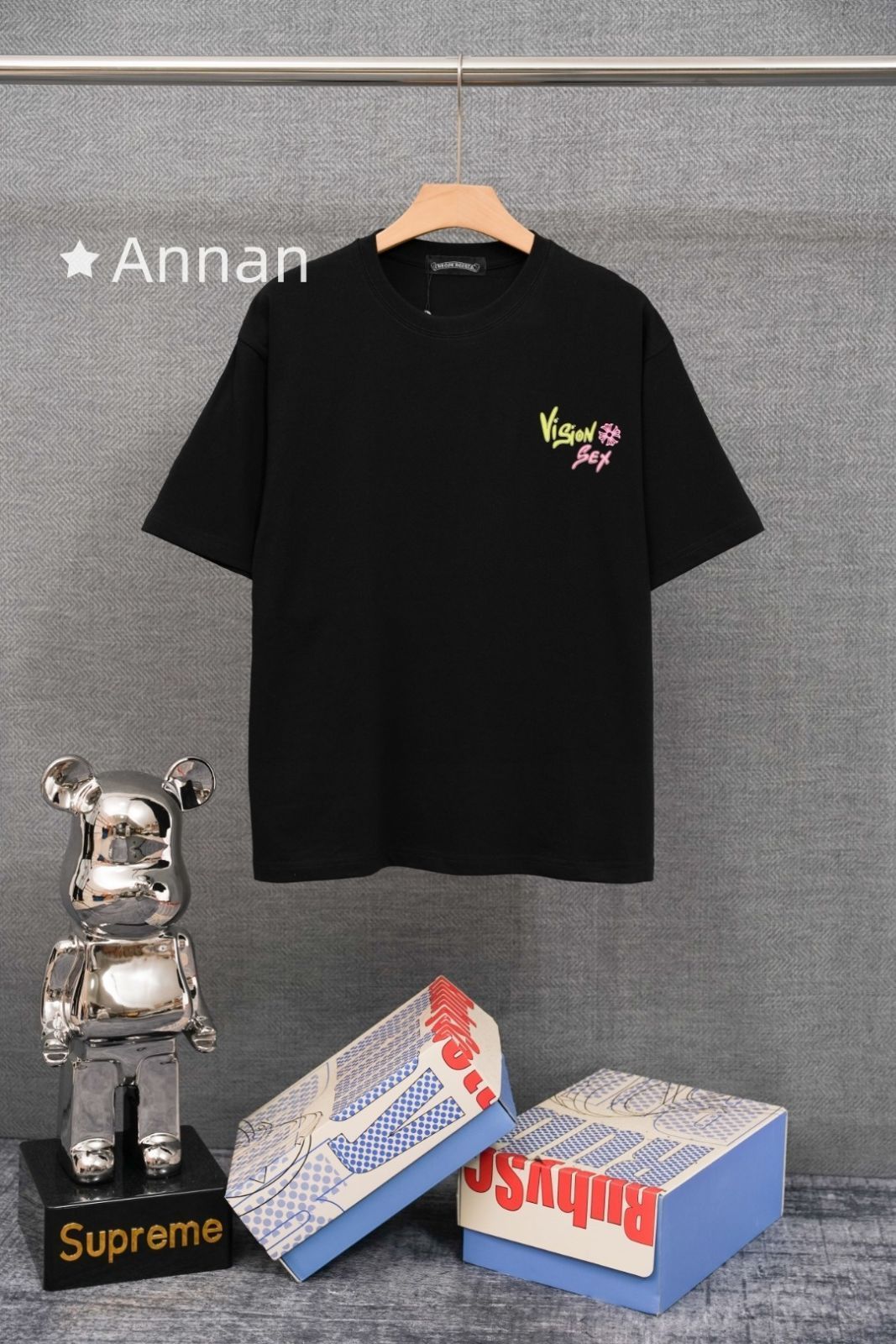 極美品 入手困難 美品CHROME HEARTS クロムハーツ Tシャツ 半袖 夏服 トップス 男女兼用