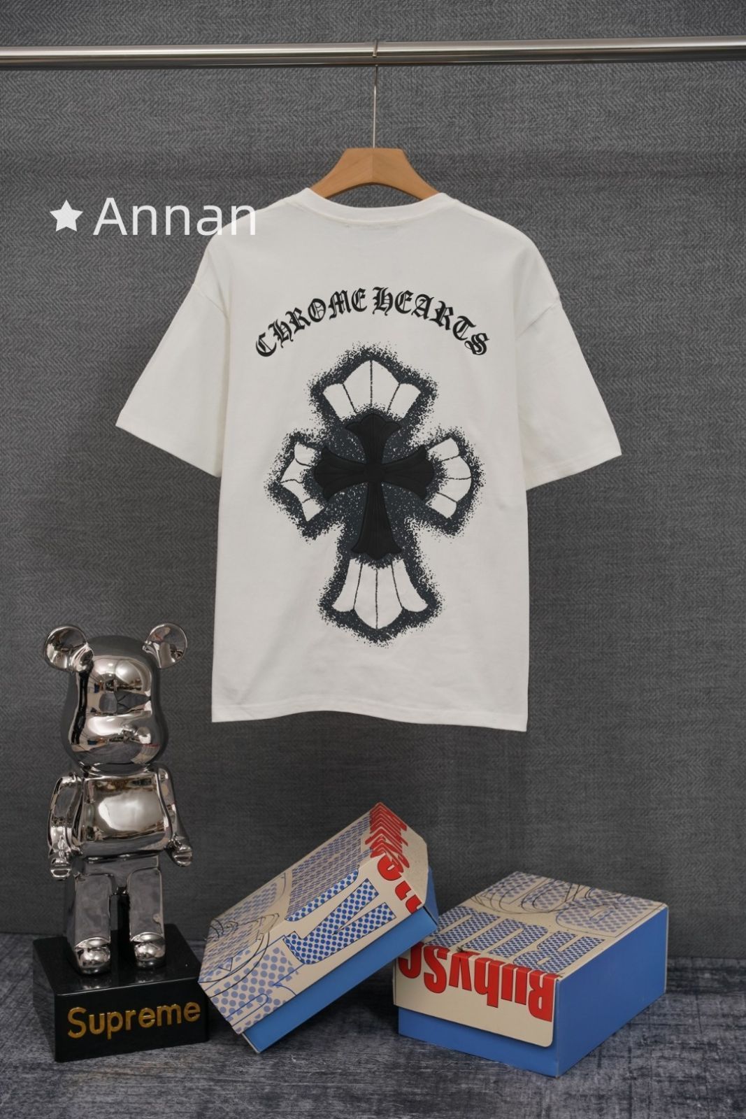 限界価格美品CHROME HEARTS クロムハーツ Tシャツ　半袖　夏服　トップス 男女兼用