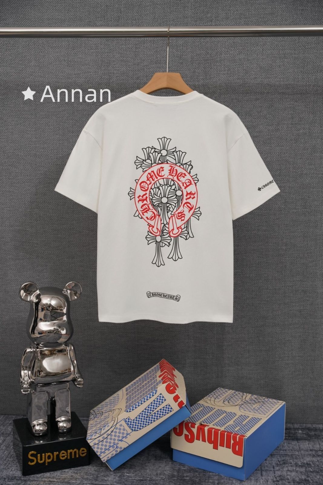 極美品 美品CHROME HEARTS クロムハーツ Tシャツ 半袖 夏服 トップス 男女兼用 極美品 美品CHROME HEARTS クロムハーツ Tシャツ 半袖 夏服 トップス 男女兼用