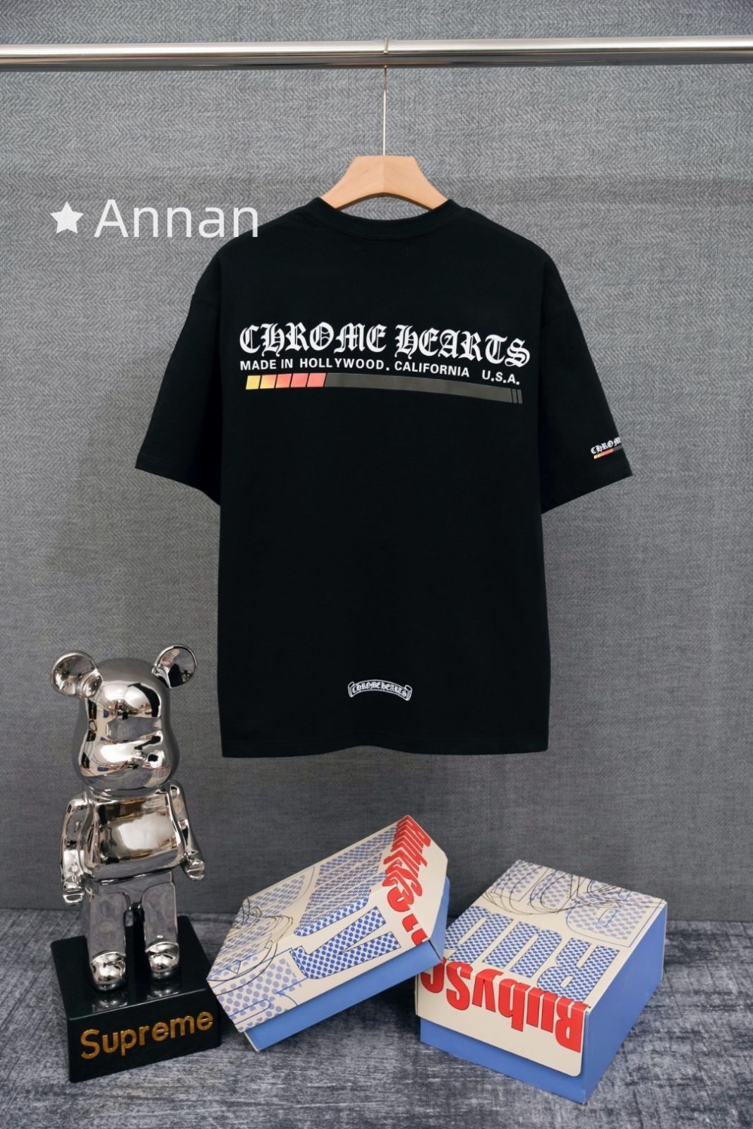 超極SSS美品 良品CHROME HEARTS クロムハーツ Tシャツ　半袖　夏服　トップス 男女兼用