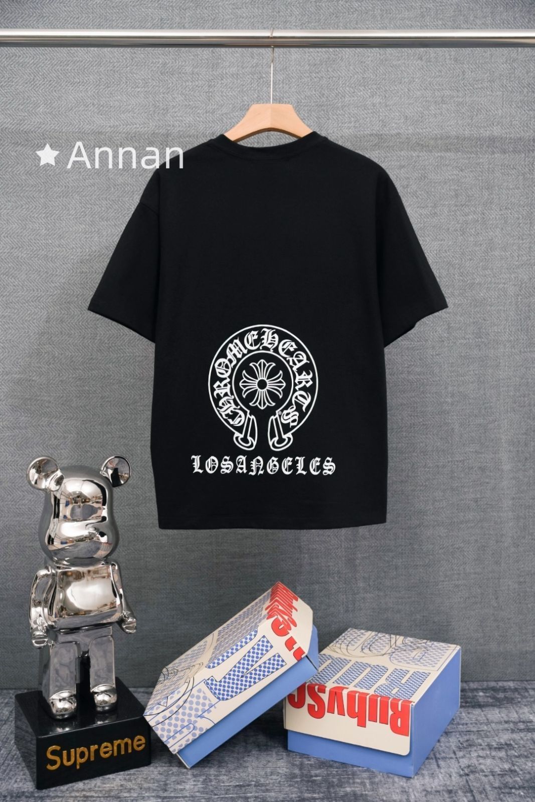 高級美品 状態良 CHROME HEARTS クロムハーツ Tシャツ　半袖　夏服　トップス 男女兼用