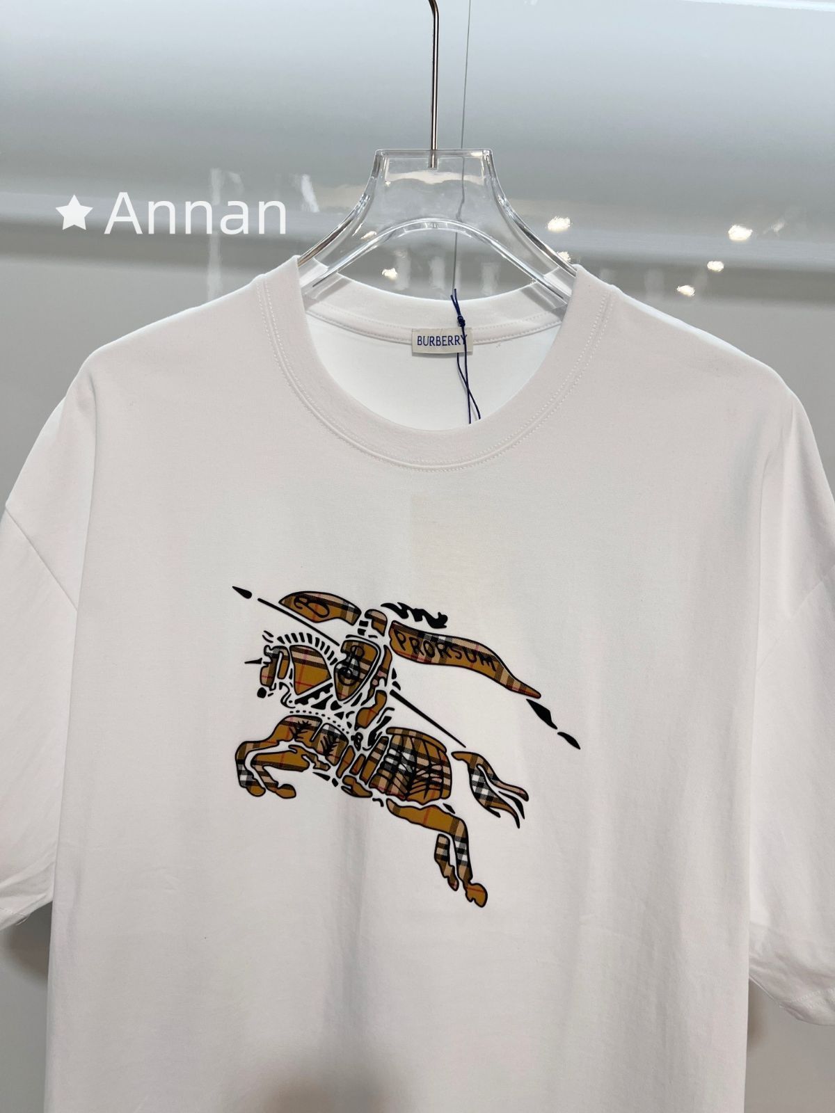 希少 新品 BURBERRY バーバリー Tシャツ　半袖　夏服　トップス 男女兼用
