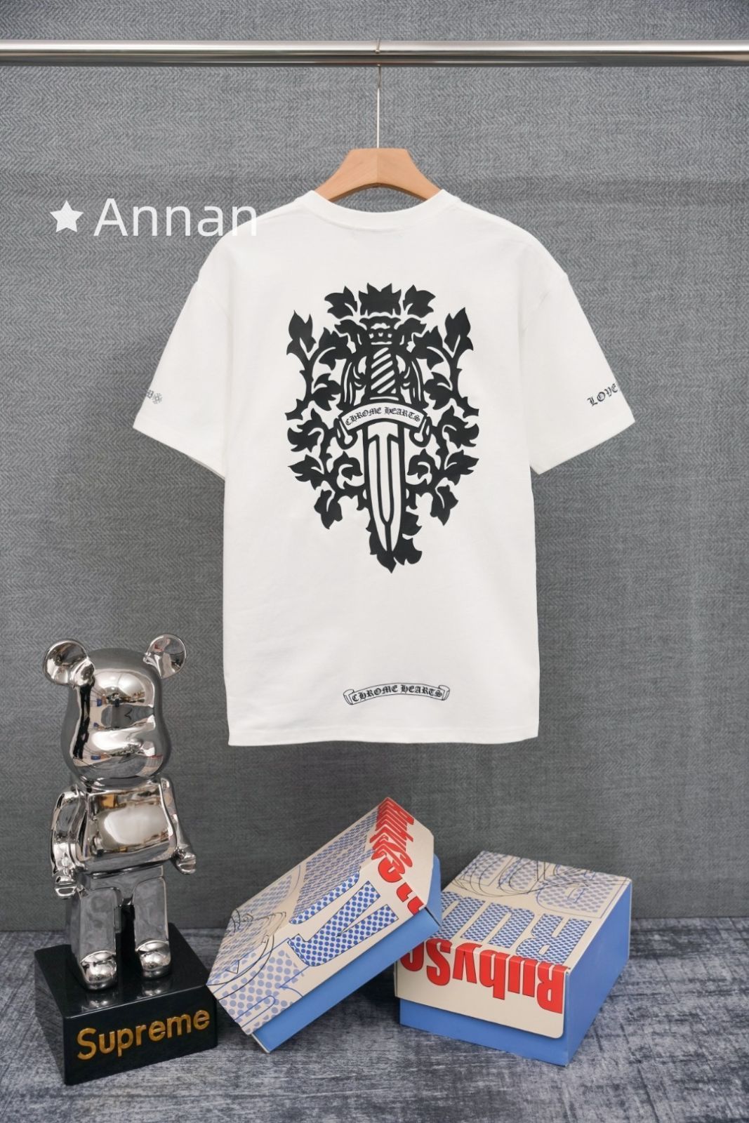 【未使用品】CHROME HEARTS クロムハーツ Tシャツ　半袖　夏服　トップス 男女兼用