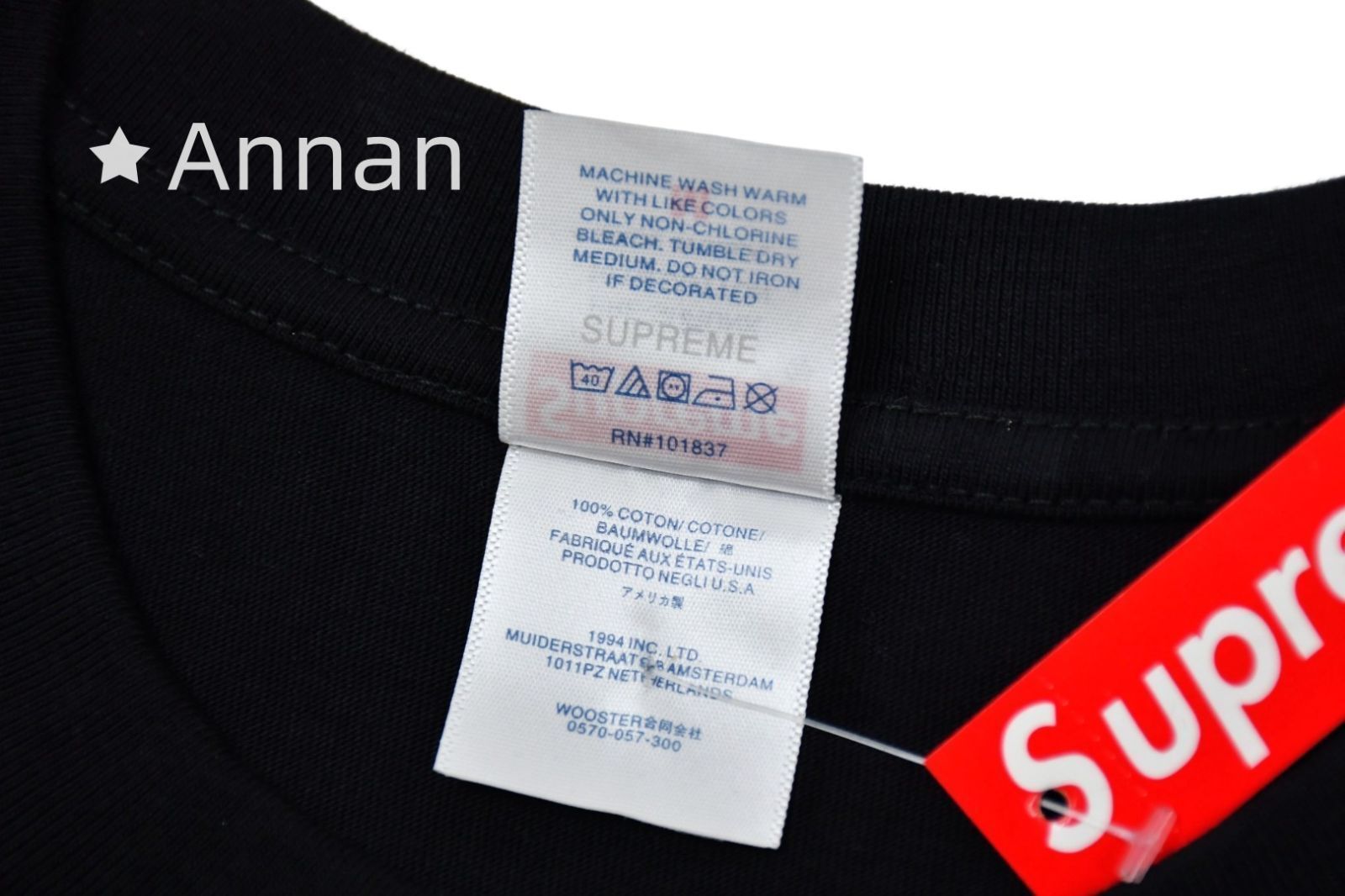洒落 美品 ★★ SUPREME シュプリーム Tシャツ　半袖　夏服　トップス 男女兼用