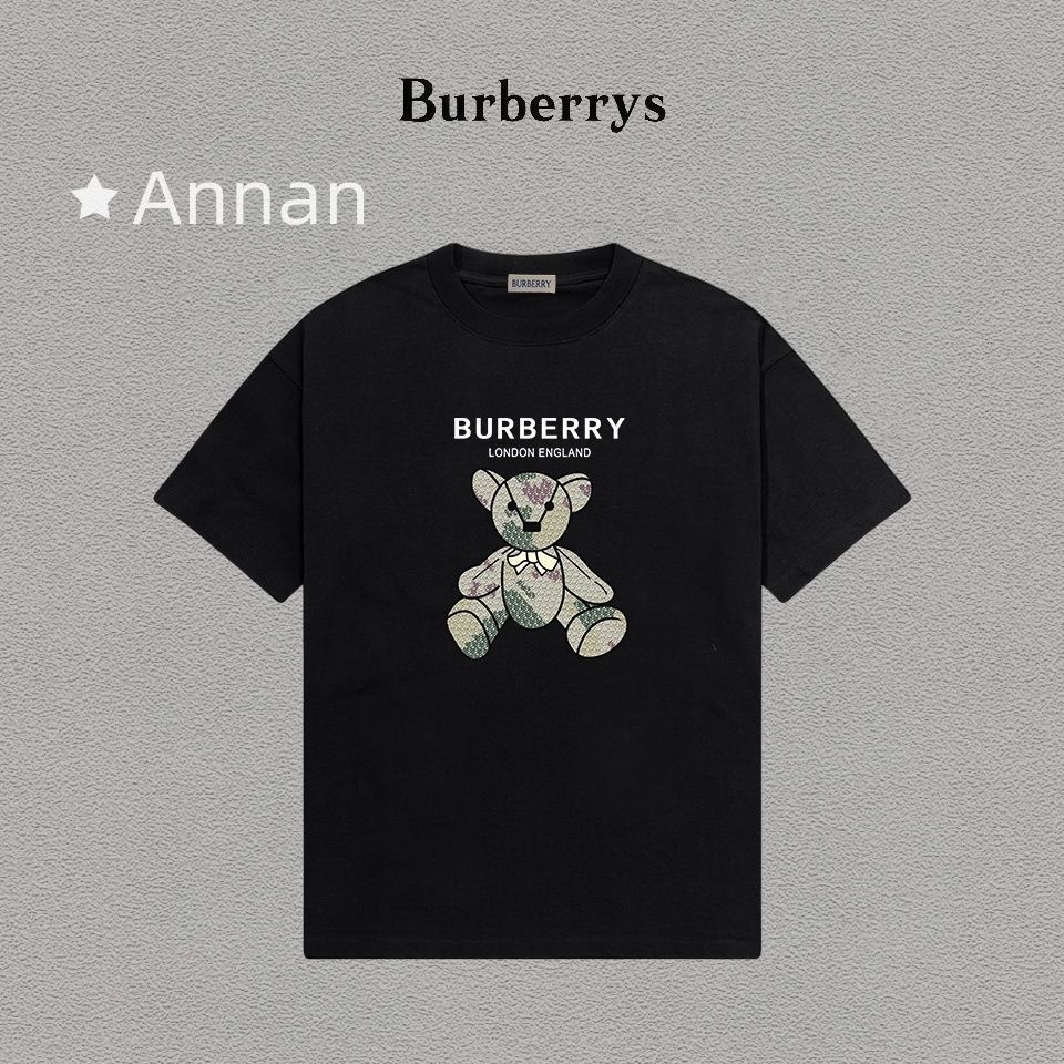 人気 極美品 BURBERRY バーバリー Tシャツ 半袖 夏服 トップス 男女兼用