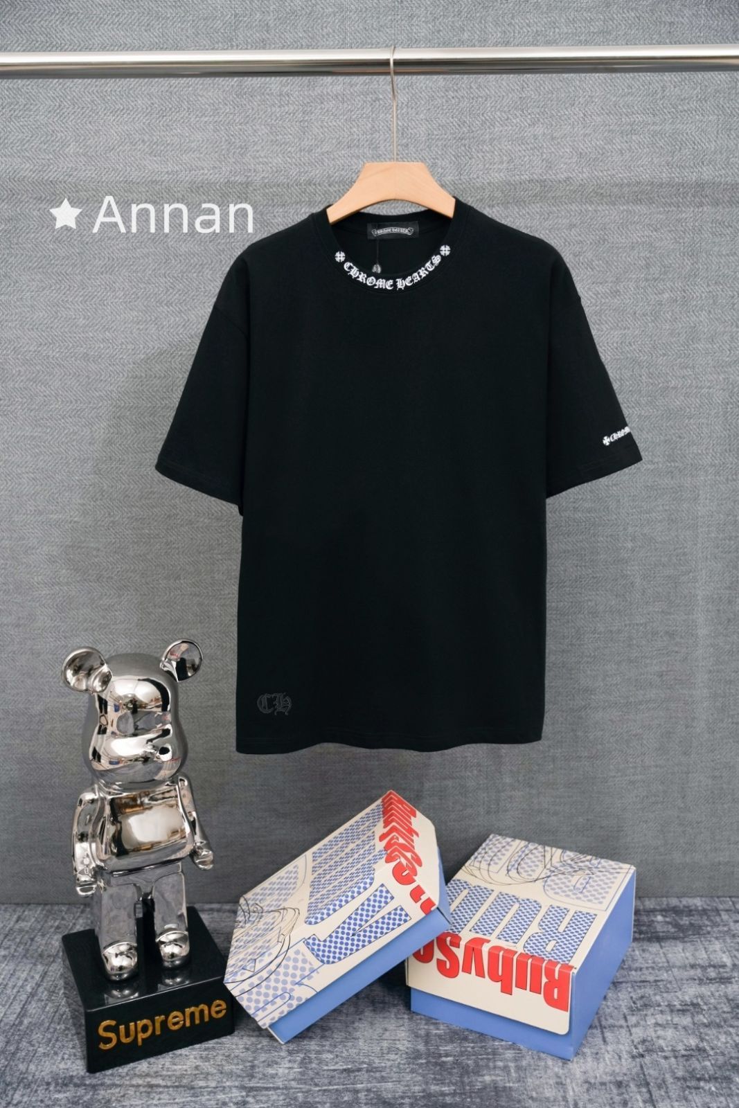 新品同様 人気 人気商品CHROME HEARTS クロムハーツ Tシャツ　半袖　夏服　トップス 男女兼用