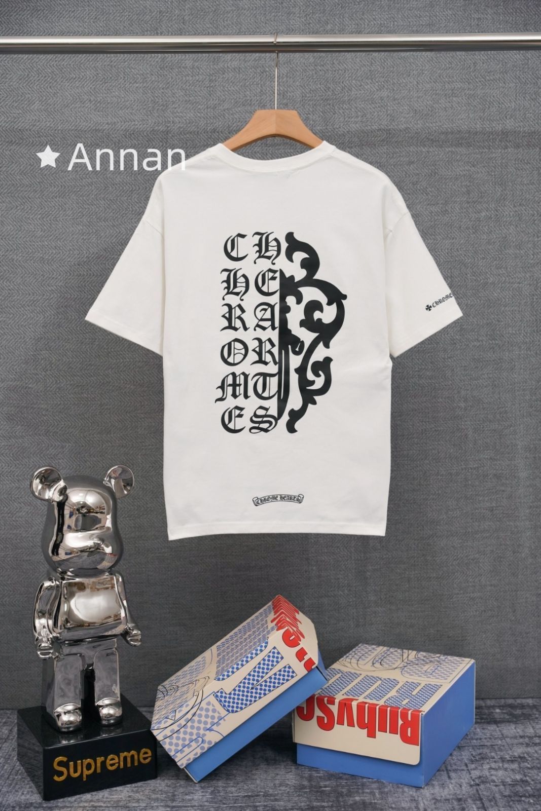 状態良 期間限定☆CHROME HEARTS クロムハーツ Tシャツ 半袖 夏服 トップス 男女兼用 状態良 期間限定☆CHROME HEARTS クロムハーツ Tシャツ 半袖 夏服 トップス 男女兼用