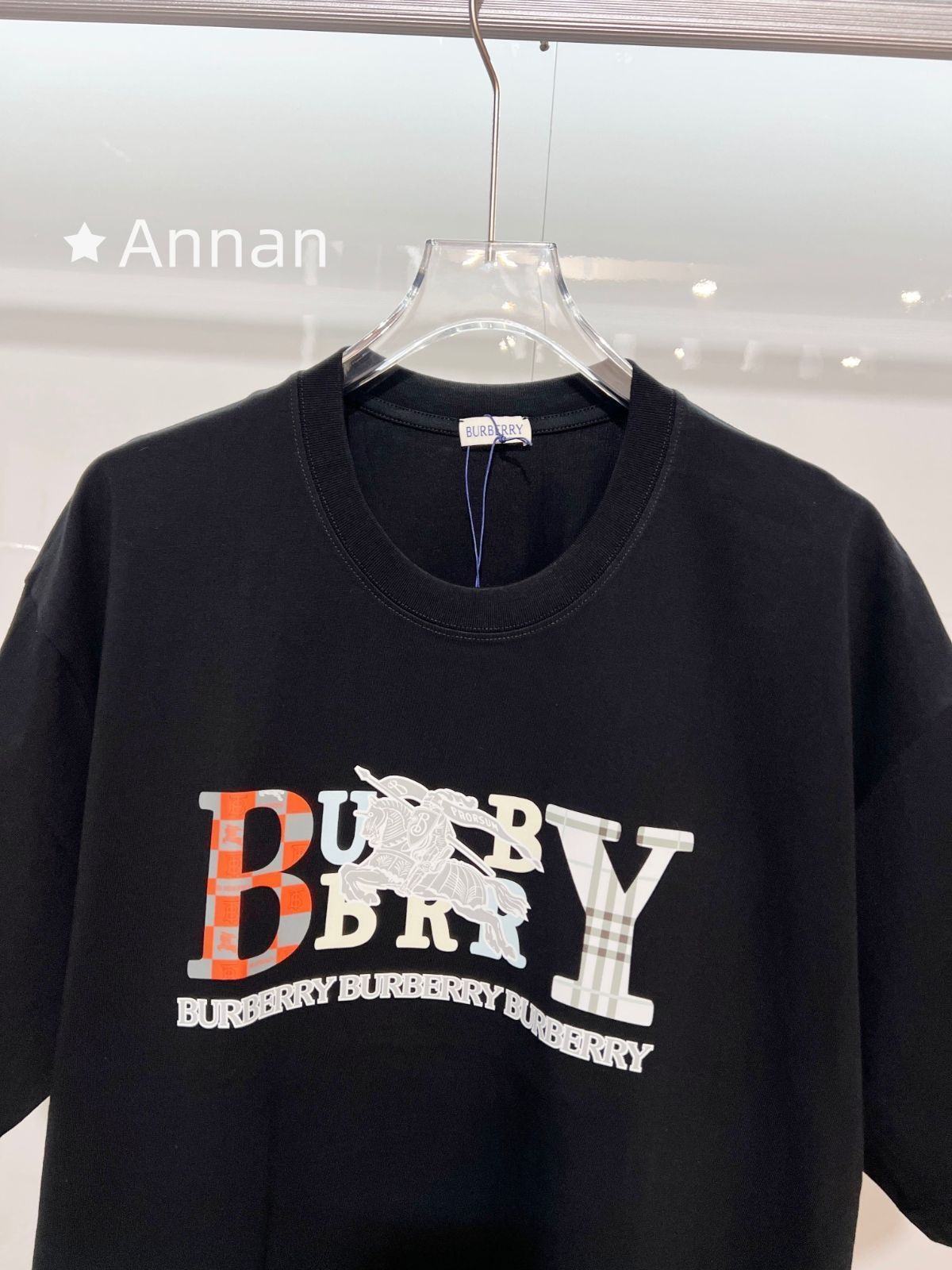 本日限定!BURBERRY バーバリー Tシャツ 半袖 夏服 トップス 男女兼用 本日限定!BURBERRY バーバリー Tシャツ 半袖 夏服 トップス 男女兼用