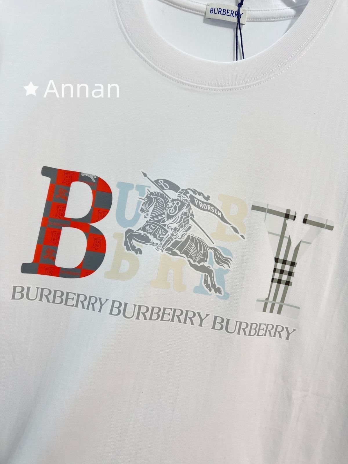 送料込☆送料込☆ BURBERRY バーバリー Tシャツ 半袖 夏服 トップス 男女兼用 送料込☆送料込☆ BURBERRY バーバリー Tシャツ 半袖 夏服 トップス 男女兼用