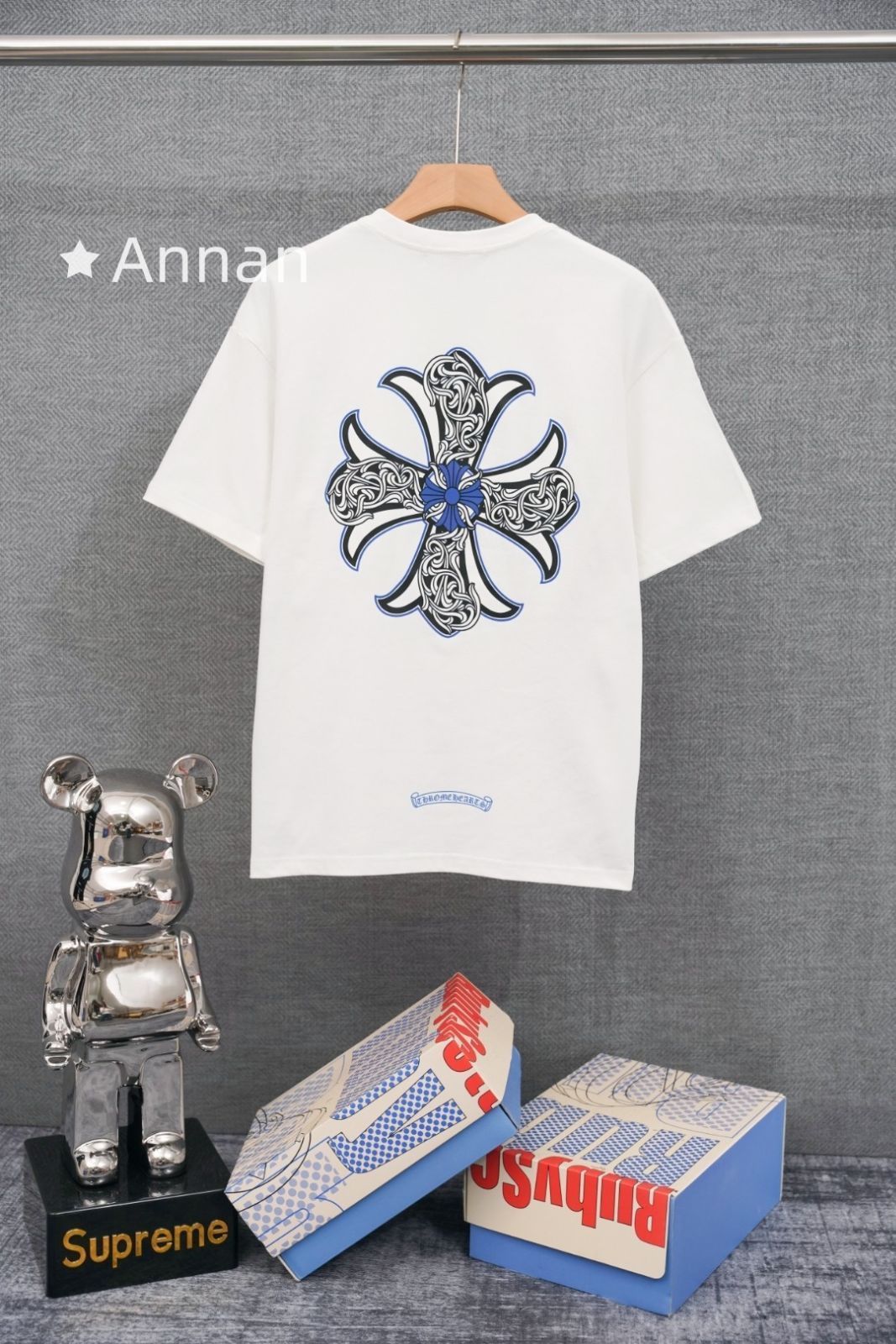 即完売 本日特価 超美品 CHROME HEARTS クロムハーツ Tシャツ　半袖　夏服　トップス 男女兼用