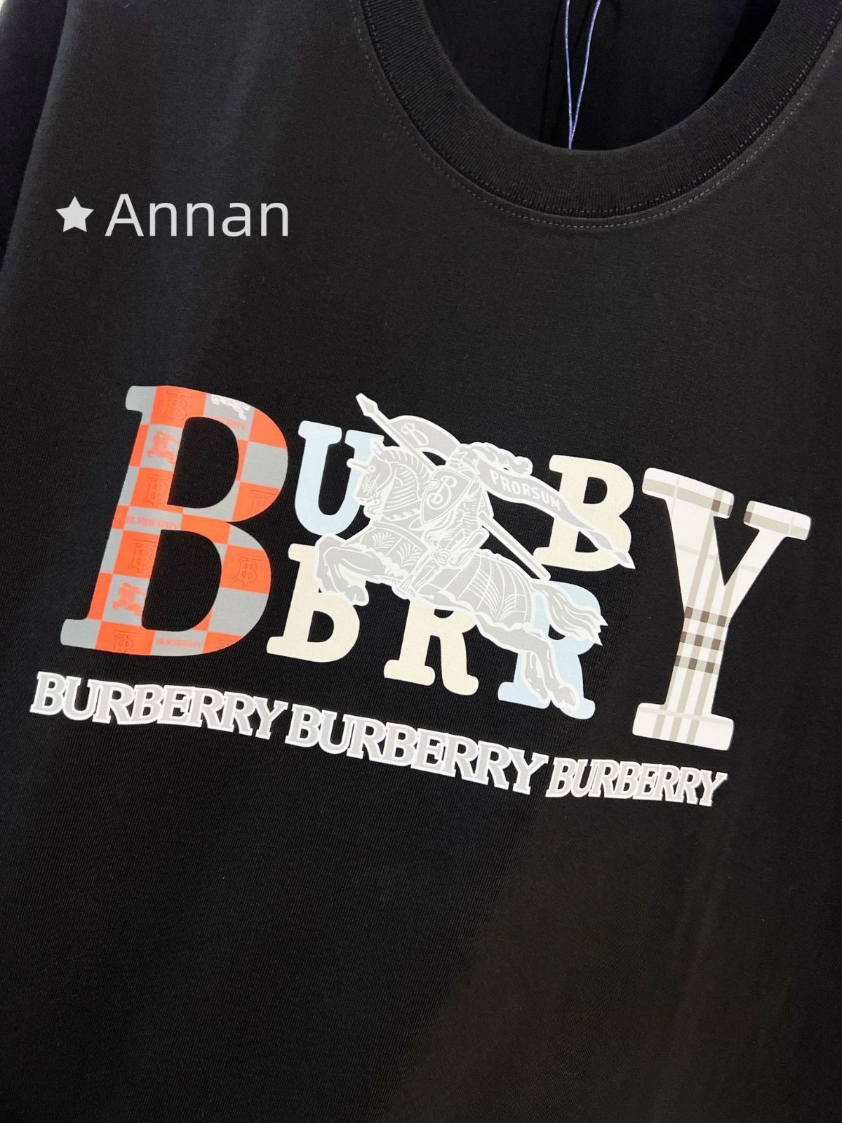 本日限定!BURBERRY バーバリー Tシャツ 半袖 夏服 トップス 男女兼用 本日限定!BURBERRY バーバリー Tシャツ 半袖 夏服 トップス 男女兼用