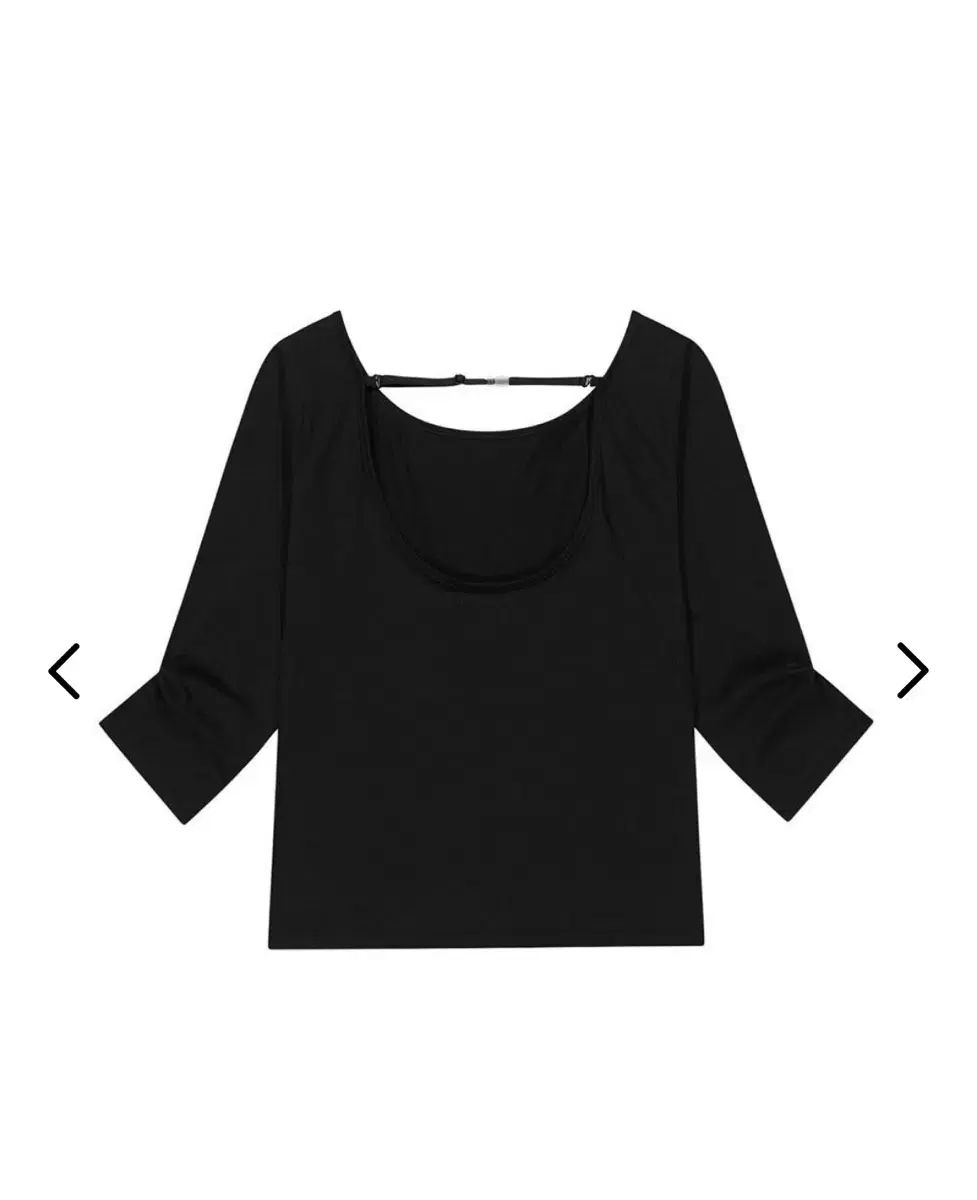 オホス Backless Capri Sleeves / Black オホス Backless Capri Sleeves / Black
