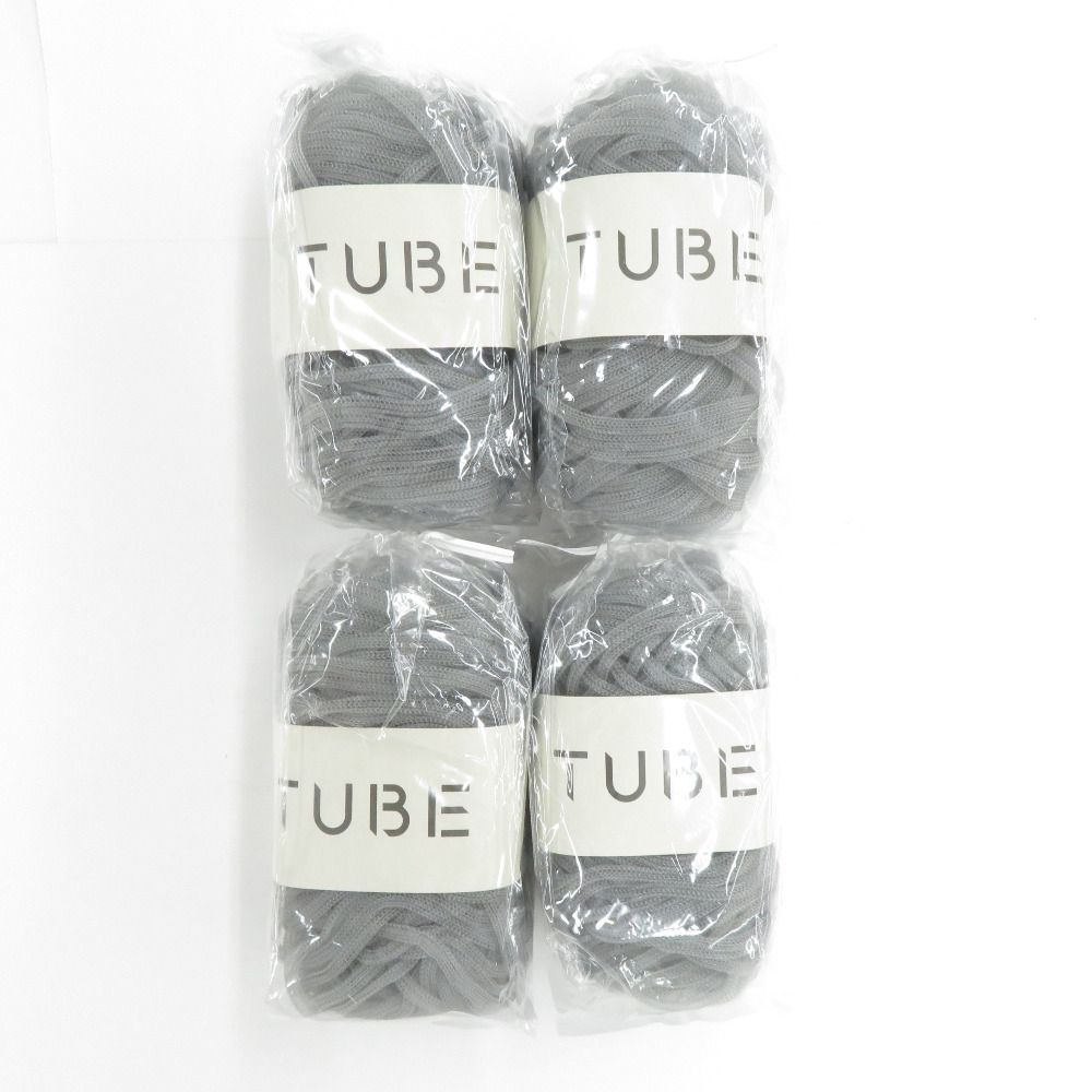 DARUMA ダルマ 毛糸 TUBE チューブ 7番色 同ロット 4玉 40g玉巻 約37m