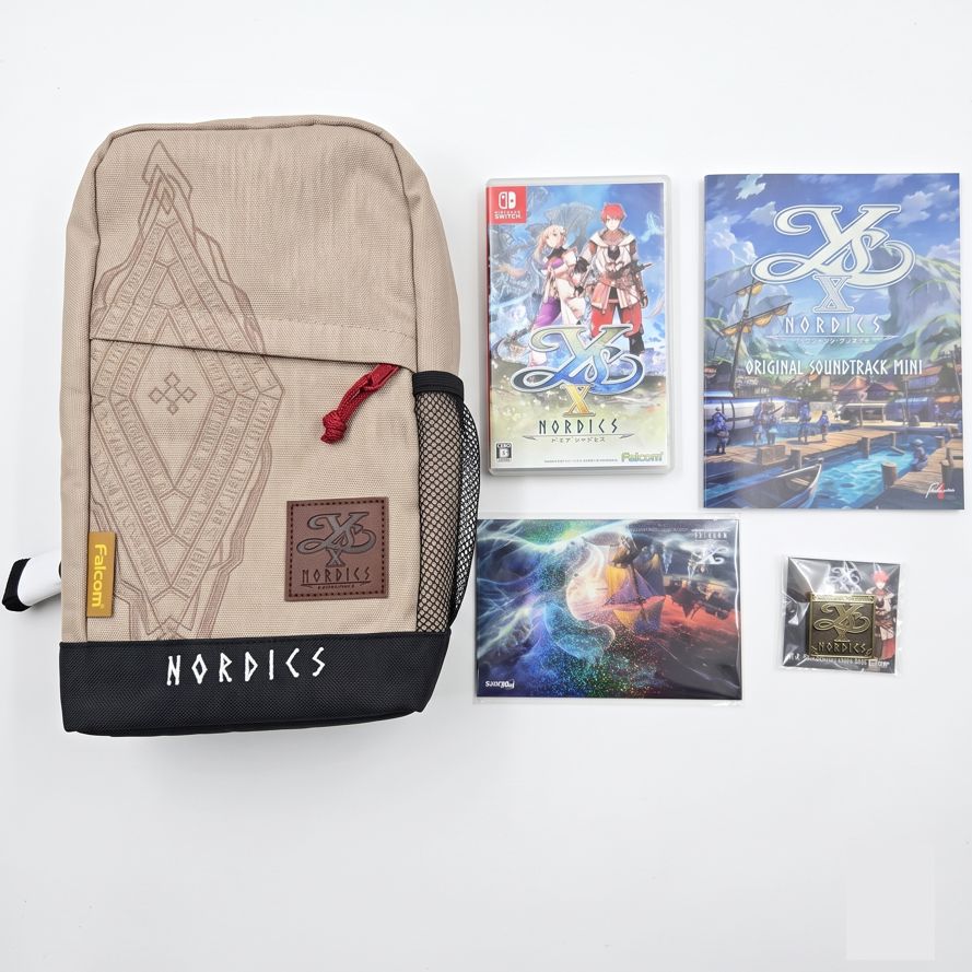 新品 【Switch】イースⅩ -NORDICS- 《アドル・クリスティン》Edition 　6大アイテムセット