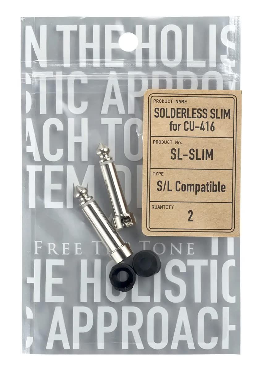 配信機器・PA機器・レコーディング機器 Free the tone CU-416 SL-4 SL-SLIM Free The Tone/SL-SLIM-2P Solderless Slim Plug CU-416用 フリーザ