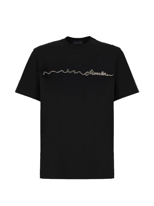 MONCLER ロゴ コットン Tシャツ 送料無料