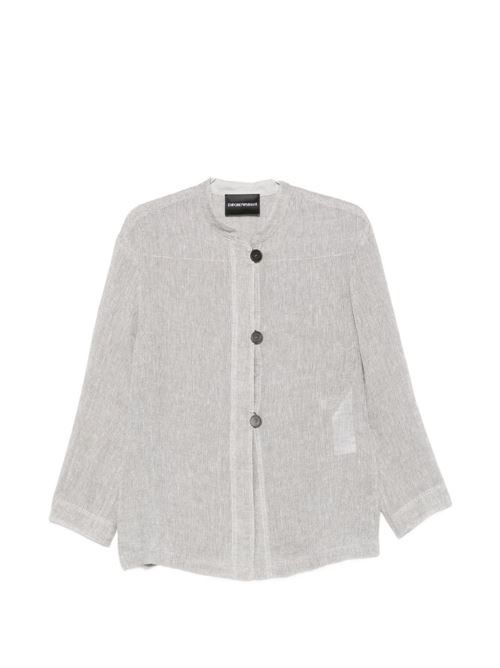 EMPORIO ARMANI リネンボタンジャケット 送料無料