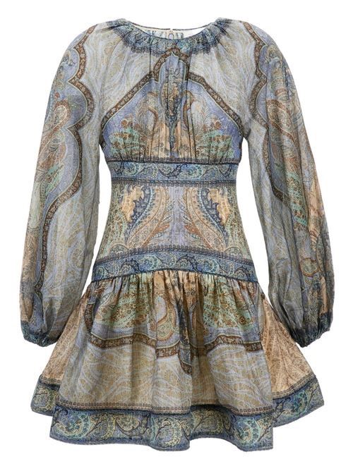 ZIMMERMANN WANDERLUST コットン＆シルク ミニドレス 送料無料