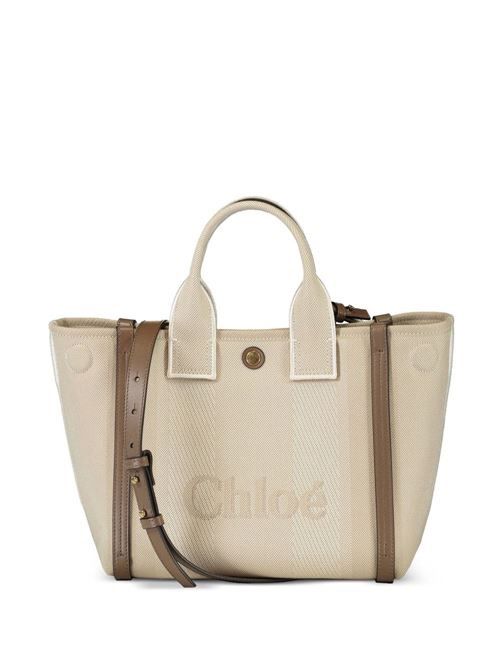 CHLOÉ クロエ キャリー スモール キャンバス トート 送料無料