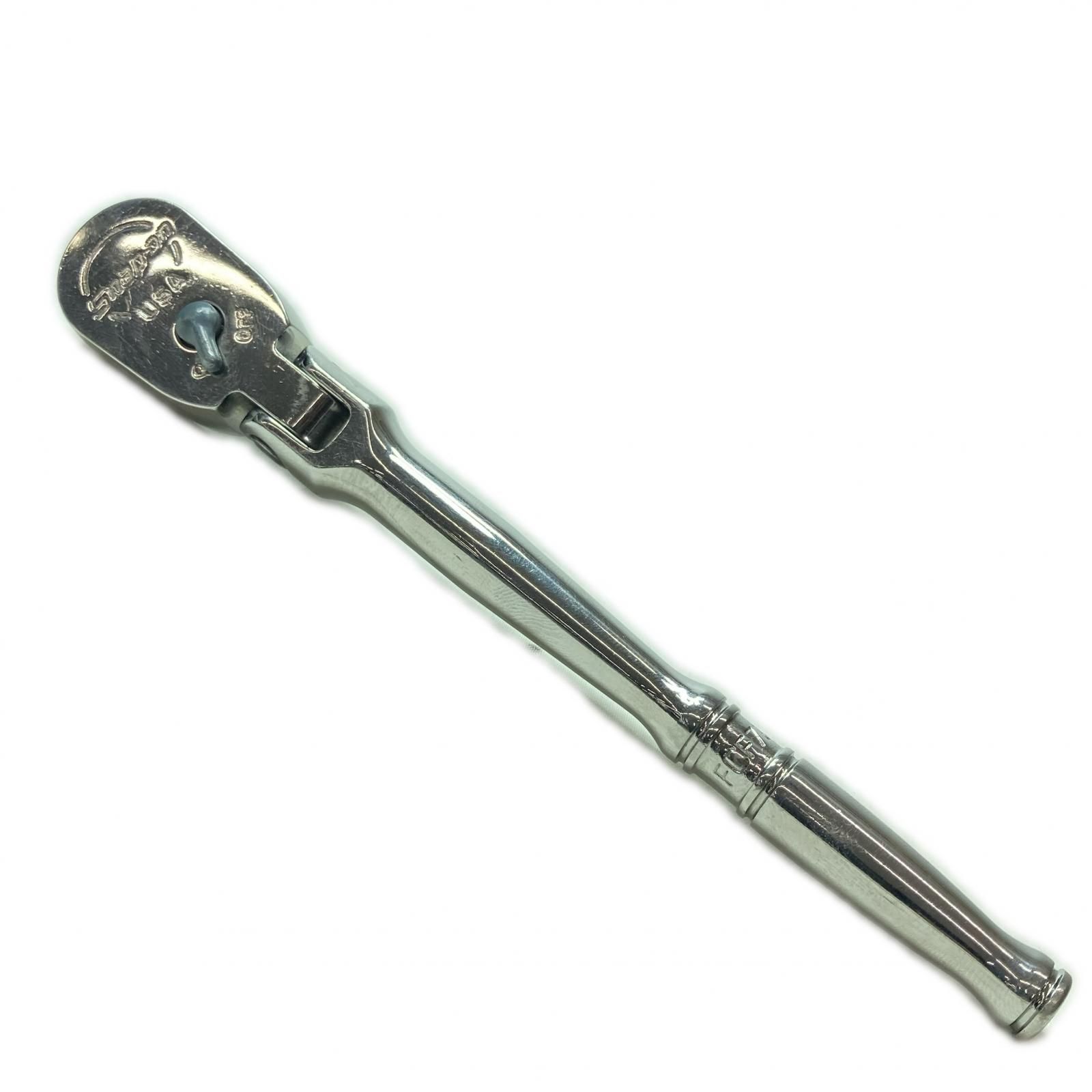 Snap-on スナップオン 3/8SQ 首振りコンパクトヘッドラチェット FCF72 ライトグレー 本体のみ