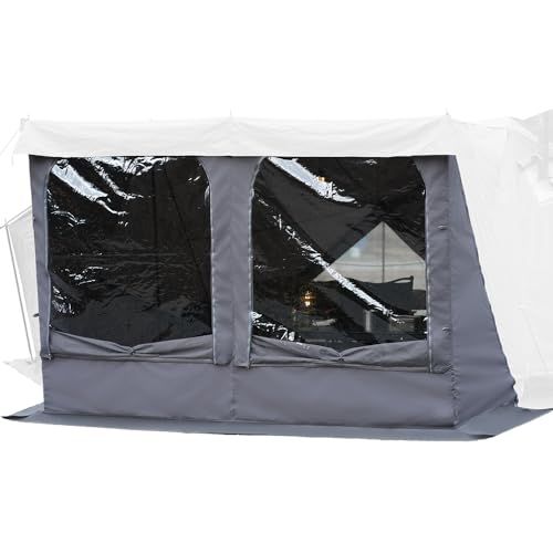 Soomloom大型1.65ミリタリーテント2.0スペース追加空間広々1.65 Military Tent2.0煙突穴付き快適ポップテントT/C素材日除けポリコットン焚き火テント日陰濃い多機能キャンプ/アウトドアキャンピングテント★m 5c93a1bc
