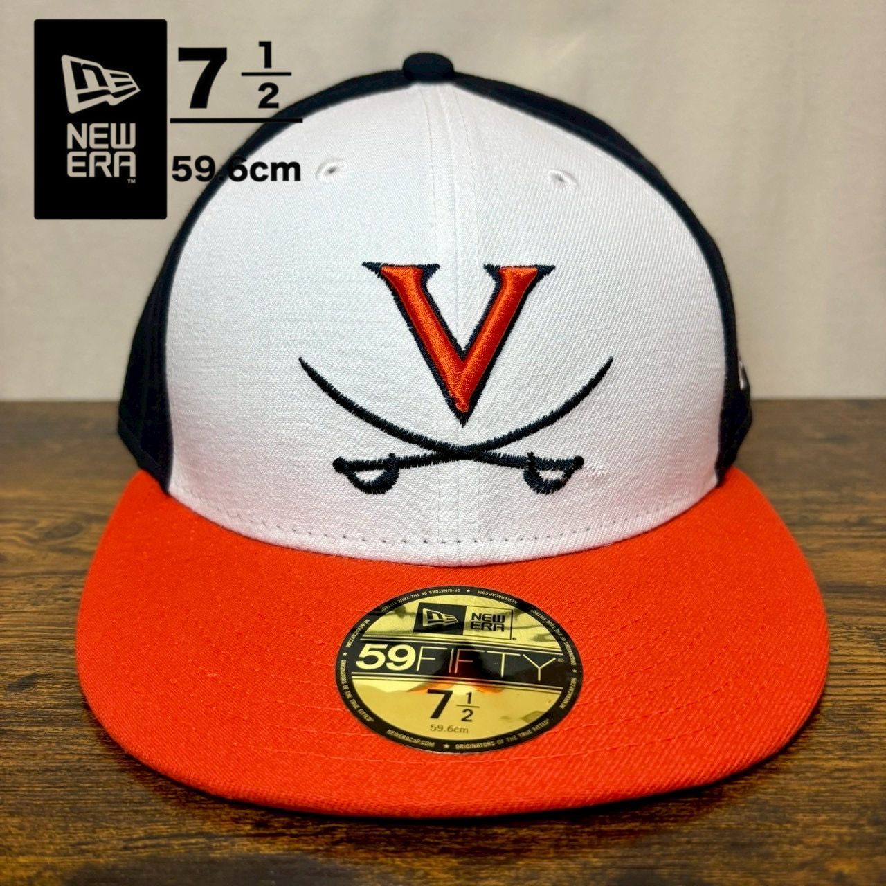 G1 ニューエラ 59fifty バージニア・キャバリアーズ NCAA 2100