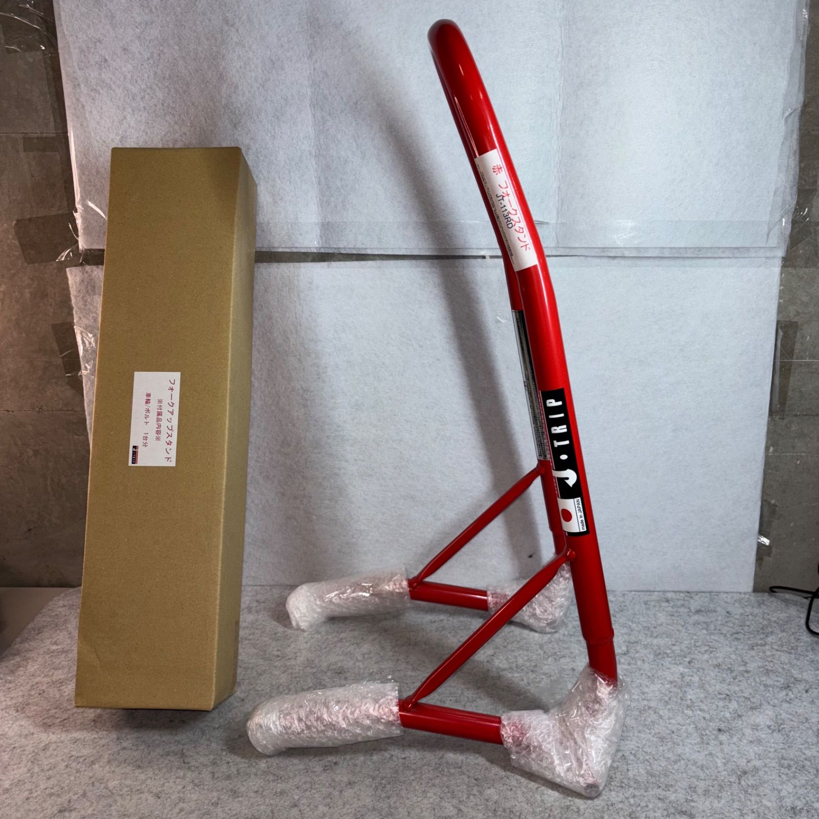 CH1> 新品 ジェイトリップ(J-TRIP) フォークアップスタンド レッド JT 