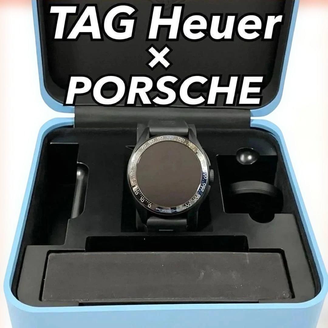TAG Heuer PORSCHE SPECIAL EDITION SBR8A タグホイヤー ポルシェ スペシャルエディション CONNECTED CALIBRE E4 スマートウォッチ 08E7 ブラック 時計 箱付