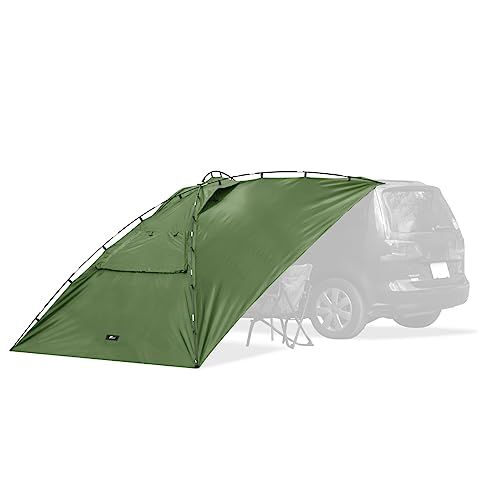 ★新品★FIELDOOR カーサイドタープ カーサイドテント カーサイドオーニング簡単設置 吸盤フック 車 オーニング キャンプ 車中泊 デイキャンプ 日よけ 459d9feb