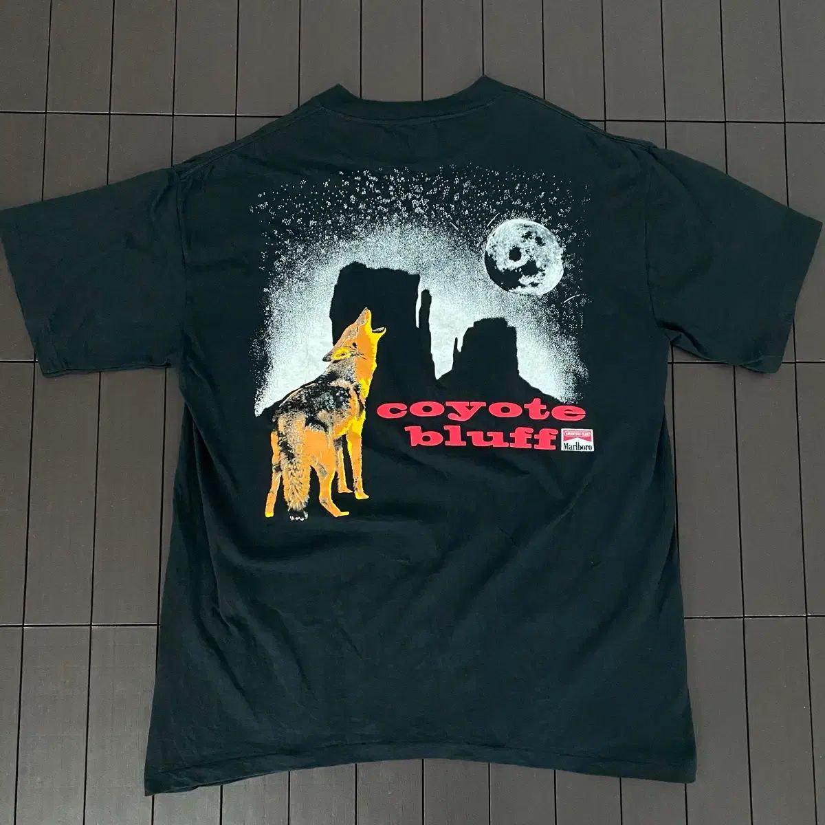 (XL) 90s ヴィンテージ マルボロ コヨーテ Tシャツ