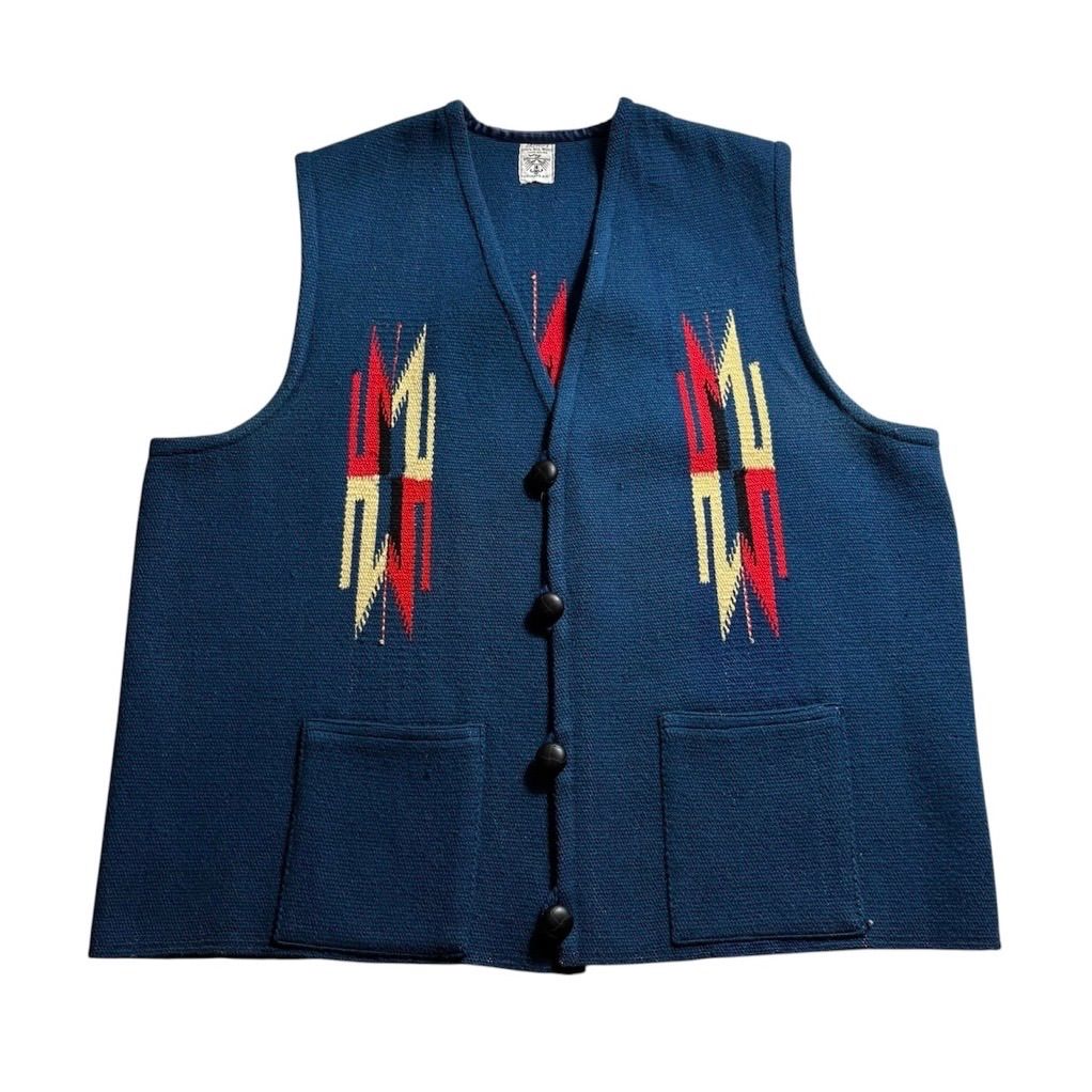 vintage ORTEGA’S big size chimayo vest