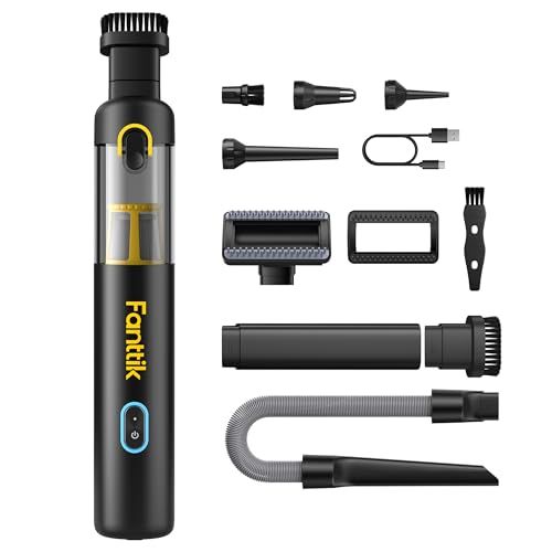 ☆新品☆Fanttik Slim V8 Apex ハンディクリーナー 車用掃除機 19000Pa 強力吸引 4in1 多機能 吸い込み 吹き飛ばし両用 軽量 40分間連続稼働 急速充電 Type-C ハンディ掃除機 車 家庭 キーボード 7fb3bd9c